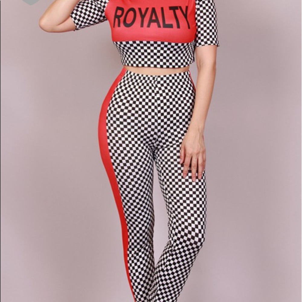 Checkered 2 Piece Set